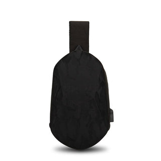 Fashion Chest Bag Men Universal Polyhedron Diagonal Hard Shell Waterproof Function Backpack Riding Couple Shoulder Bag ALODIA STORE