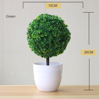 Mini Artificial Aloe Plants Bonsai Small Simulated Tree Pot Plants Fake Flowers Office Table Potted Ornaments Home Garden Decor ALODIA STORE