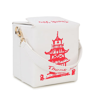 ENJOININ Chinese Takeout Box Purse Pu Leather Women ALODIA STORE