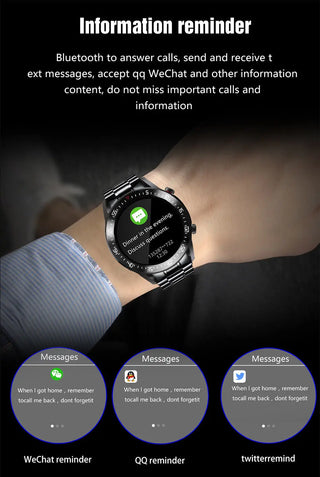 LIGE New Steel Band Digital Watch Men Sport Watches Electronic LED Male Wrist Watch For Men Clock Waterproof Bluetooth Hour ALODIA STORE