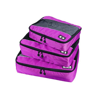 RUPUTIN 3Pcs/set Travel Luggage Organizer Packing Cubes Set ALODIA STORE