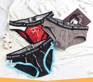 Pinky Senson Mens Underware Briefs Calzoncillos трусы мужские Brave Person Mens DesignerBriefs Gays Clothes ALODIA STORE