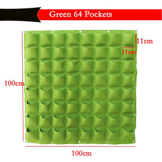 NEW Wall Hanging Pockets Planting Bags Flower Pot Waterproof Grow Bag Garden Planter Vertical Suculentas Plant Pot Home Decor ALODIA STORE