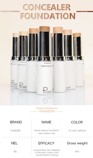 Pudaier 18 color Concealer Foundation Cream Stick ALODIA STORE