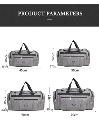 Large travel bags 70cm sport Duffle Bags Female Overnight Carry on Luggage bags men Waterproof Oxford Weekend bags sac de Sport ALODIA STORE