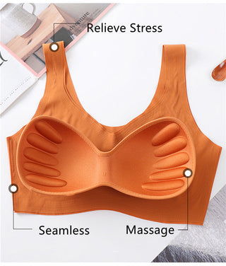 Ice Silk Bra Seamless Vest Bras Women Push Up Underwear Lingerie Sleep Top Padded Bralette Soutien Gorge нижнее белье женское ALODIA STORE