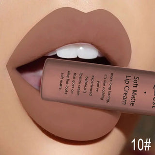 QIBEST Liquid Lipstick Waterproof Lip Gloss 34 Colors Matte Lipstick Long lasting Lipgloss Cosmetics Lips Makeup Nude Maquiagem - Alodia Store