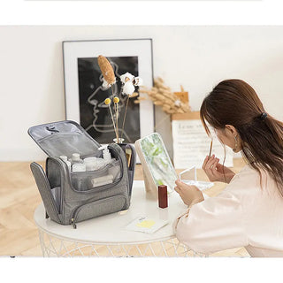 Makeup Bag Organizer Bag Cosmetic Bag Travel Cosmetic Bag Toiletry Bag Women Bags Travel Organizer Case Necessaries Bathroom Bag ALODIA STORE