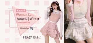 Lolita Dress Women Bow Pink Kawaii Party Mini lace Princess  Dresse Winter 2024 ALODIA STORE