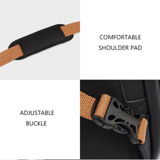 Men Canvas Work Bag Briefcase Travel Messenger Shoulder Bag Multifunction Tote Handbag Big Casual Business Laptop Pocket XA284ZC ALODIA STORE