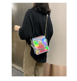 ENJOININ Chinese Takeout Box Purse Pu Leather Women ALODIA STORE