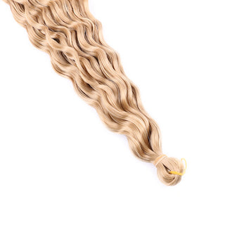 Full Star Crochet Hair Pink Ombre Blonde Ocean Wave 32 Inch Synthetic Hair 100g Soft Braiding Hair Extensions Deep Wave Twist ALODIA STORE