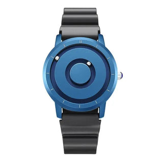 EUTOUR New Innovative Blue Gold Magnetic Metal Multifunctional Watch Men's Fashion Sports Quartz Watch Simple Men's Watch ALODIA STORE