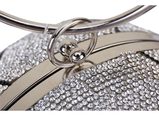Luxury Basketball Diamond Party Evening Bag Purses and Handbag for Women Ball Shape Shoulder Bag Clutch Designer Crossbody Bag ALODIA STORE