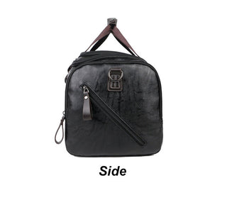 Men Quality Leather Travel Bags Carry on Luggage Bag Men Duffel Bags Handbag Casual Traveling Tote Large Weekend Bag Hot XA631ZC ALODIA STORE