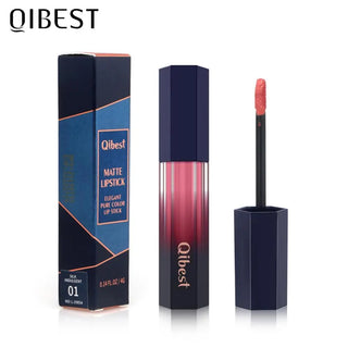 QIBEST Lip Gloss Makeup Moisturizer Waterproof 12 Colors Makeup Lipstick Long Lasting Liquid Lipstick Lip Tint Cosmetics TLSM2 - Alodia Store