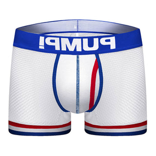 Lingeries Cotton Patchwork Low waist Sexy Men Underwear Boxer Shorts New Trunks Mens Boxershorts Underware Boxers Funny ALODIA STORE