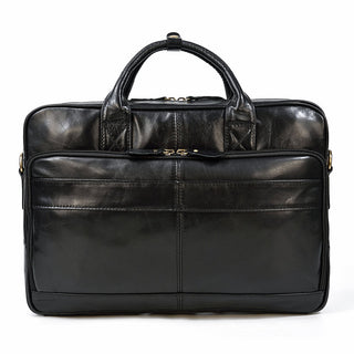 MAHEU Retro Laptop Briefcase Bag Genuine Leather Handbags Casual 15.6 Pad Bag Daily Working Tote Bags Men Male bag for documents ALODIA STORE