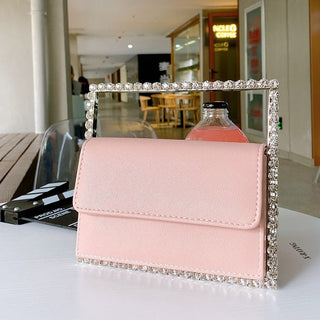 Luxury Colored Diamond Half Moon Women Purses and Handbags Evening Bag Serpentine Designer Party Clutch Bag Chic Wedding Bag ALODIA STORE