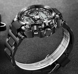 LIGE Digital Men Military Watch 50m Waterproof Wristwatch LED Quartz Clock Sport Watch Male Big Watches Men Relogios Masculino ALODIA STORE