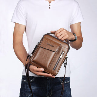 Men Bags Shoulder Bags Crossbody Bag Multi-function Men Handbags Capacity PU Leather Bag For Man Messenger Bags Tote Bag ALODIA STORE