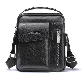 Men Bags Shoulder Bags Crossbody Bag Multi-function Men Handbags Capacity PU Leather Bag For Man Messenger Bags Tote Bag ALODIA STORE