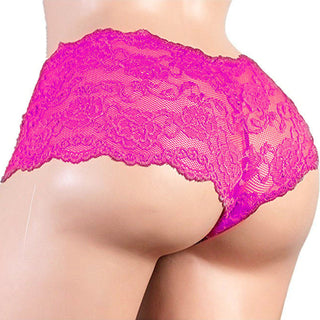 Sexy Panties Plus Size Lace Sissy Men's Underwear Sexy Lingerie Male Breathable Jockstrap Briefs G-String Thongs Porno Underpant ALODIA STORE
