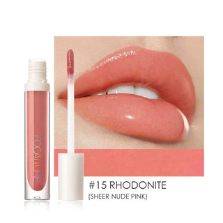 FOCALLURE Lipgloss Last High Shine Glow Plumpling Not-sticky Liquid Moisturizer Lip Balm Waterproof Lip Tint Makeup ALODIA STORE