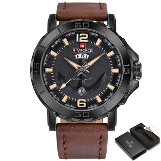 NAVIFORCE Men's Fashion Business Quartz Wristwatches Creative Sports Watches Men Luxury Brand Watch Clock Male Relogio Masculino ALODIA STORE