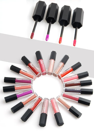 QIBEST Liquid Lipstick Lips Matte Lipgloss Pigment Waterproof - Alodia Store