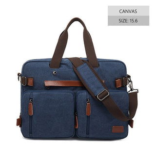 Men Canvas Work Bag Briefcase Travel Messenger Shoulder Bag Multifunction Tote Handbag Big Casual Business Laptop Pocket XA284ZC ALODIA STORE
