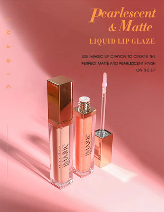 IMAGIC Lipgloss Matte 20 Colors Lip Gloss Velvety Lipstick Liquid Matte Waterproof Lip Tint Full & rich Sexy Lip Makeup Cosmetic ALODIA STORE