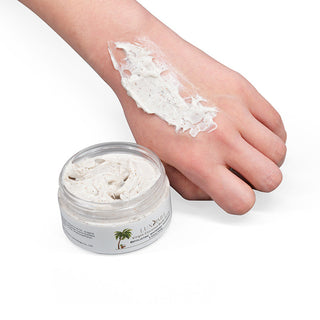 Luxsimel coconut Body Scrub Soft Sugar Organic Exfoliating Whitening Nourishing White Face cream for skin care body scrub cream ALODIA STORE