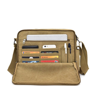 Man Canvas Messenger Bag High Quality Handbag Crossbody Bags Multifunction Tote Casual Bolsa Top-handle Male Shoulder Bags ALODIA STORE