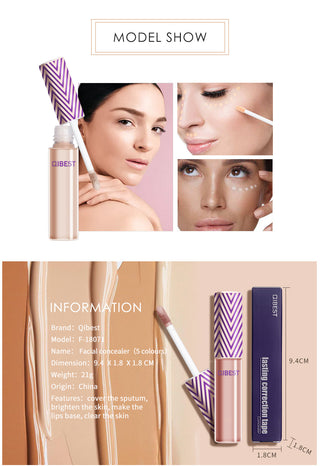 QIBEST Face Concealer Cream Full Cover Makeup ALODIA STORE