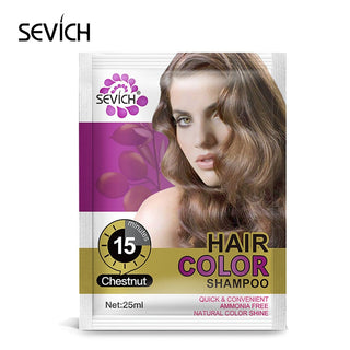 Sevich Hair Dyeing Lotion DIY Hair Styling Coloring Molding Shampoo 5pcs/lot Hair Colour Shampoo Fast Hair Dye Shampoo For Women ALODIA STORE