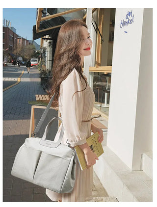 Mommy Diaper Bag Women's Shoulder Messenger Bag Mom Travel Stroller Bag Baby Storage Bag Care ALODIA STORE