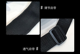 Fashion Chest Bag Men Universal Polyhedron Diagonal Hard Shell Waterproof Function Backpack Riding Couple Shoulder Bag ALODIA STORE