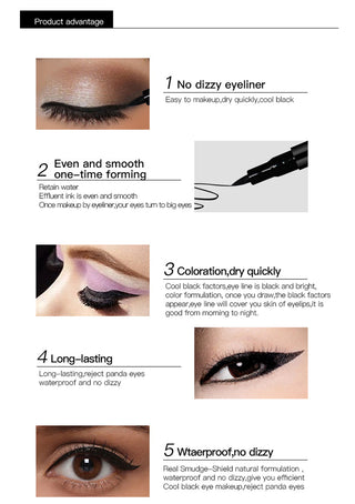 Waterproof Long-lasting Eyeliner Cosmetic ALODIA STORE