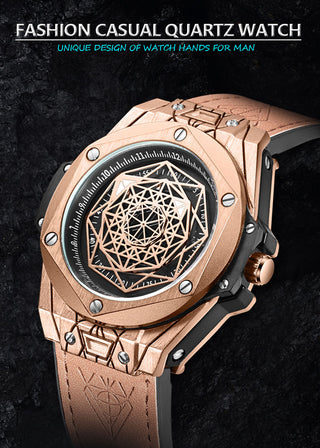 men watch Brand ONOLA Luxury fashion unique sport 2021 new leather quartz watch men relogio masculino ALODIA STORE