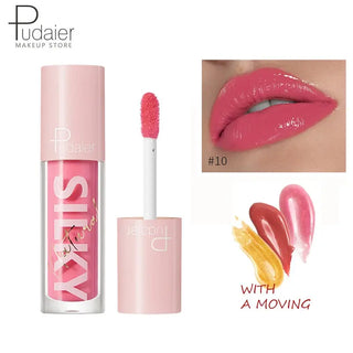 Pudaier 16 Colors Hydrating Lipstick For Lips Makeup Waterproof  Lipsticks Satin Glitter Lip Glaze Professional Lip Gloss ALODIA STORE