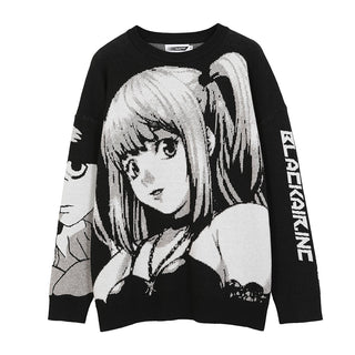 Knitted Harajuku Winter Clothes Women 2022 Oversized Sweaters y2k Gothic Long ALODIA STORE