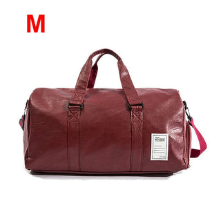 Travel Bag Carry on Luggage Duffel Bags Large PU Leather Tote Belt Weekend Crossbody Bag Overnight Solid sac de voyage XA88WC ALODIA STORE