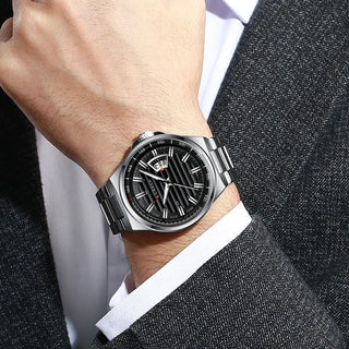 Top Brand CURREN Luxury Quartz Watches for Men Wrist Watch Classic Silver Stainless Steel Strap Men's Watch Waterproof 30M ALODIA STORE