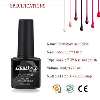 Nail Set with Nail Lamp Manicure Set 40/30/20/10 Color UV Polish ALODIA STORE