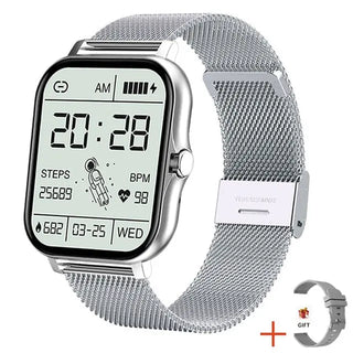Full Touch Sport Smart Watch Men Women Heart Rate Fitness Tracker Bluetooth call Smartwatch wristwatch GTS 2 P8 plus watch+Box ALODIA STORE