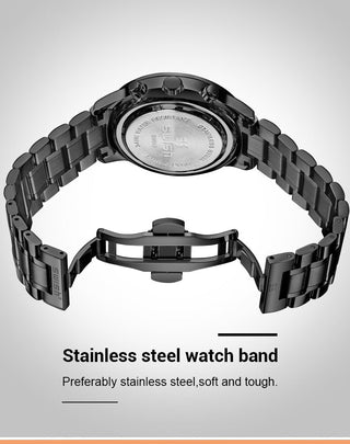 SWISH Men Watch 2022 Waterproof Stainless Steel Sport Quartz Clock Men's Watches Top Brand Luxury Man Wristwatch ALODIA STORE