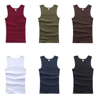 Summer Plus Size Men Clothing Tank Tops Black White Gray Singlets Sleeveless Fitness Men Vest Casual Bodybuilding Vest New ALODIA STORE