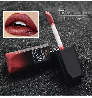 Pudaier Matte Liquid Lipstick Set 21 Colors Waterproof Long Lasting Makeup For Women Velvet Liquid Lipstick Tint Matt Lip Stick ALODIA STORE
