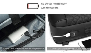 EURCOOL Messenger Bag for Men Black Crossbody Bags men for 7.9" iPad W